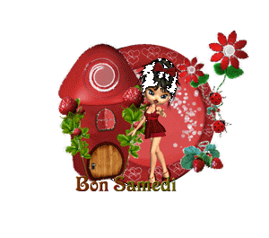 Gif animé Bon samedi fille